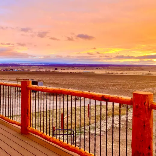 Montrose VRBO - Montrose AirBnB - Sunset From The Deck