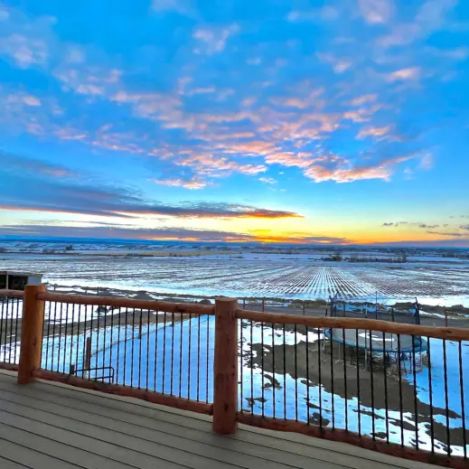 Montrose VRBO - Montrose AirBnB - Sunset From The Deck